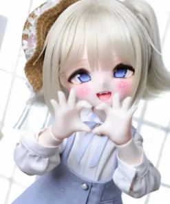 Customizable BJD Doll Head – ShouShou Nicole 1/4 Scale with Multiple Skin Tone Options